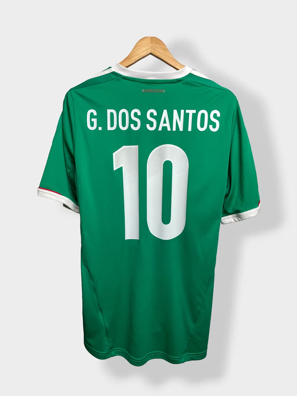 Mexico 2011 Dos Santos Jersey Green