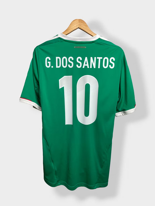 Mexico 2011 Dos Santos Jersey Green