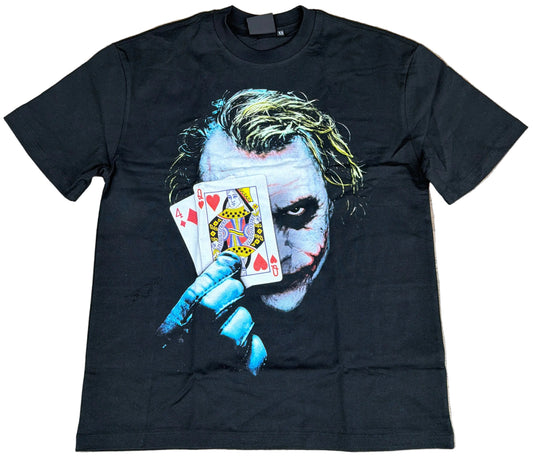 4th Quarter Poker Face Black Tee