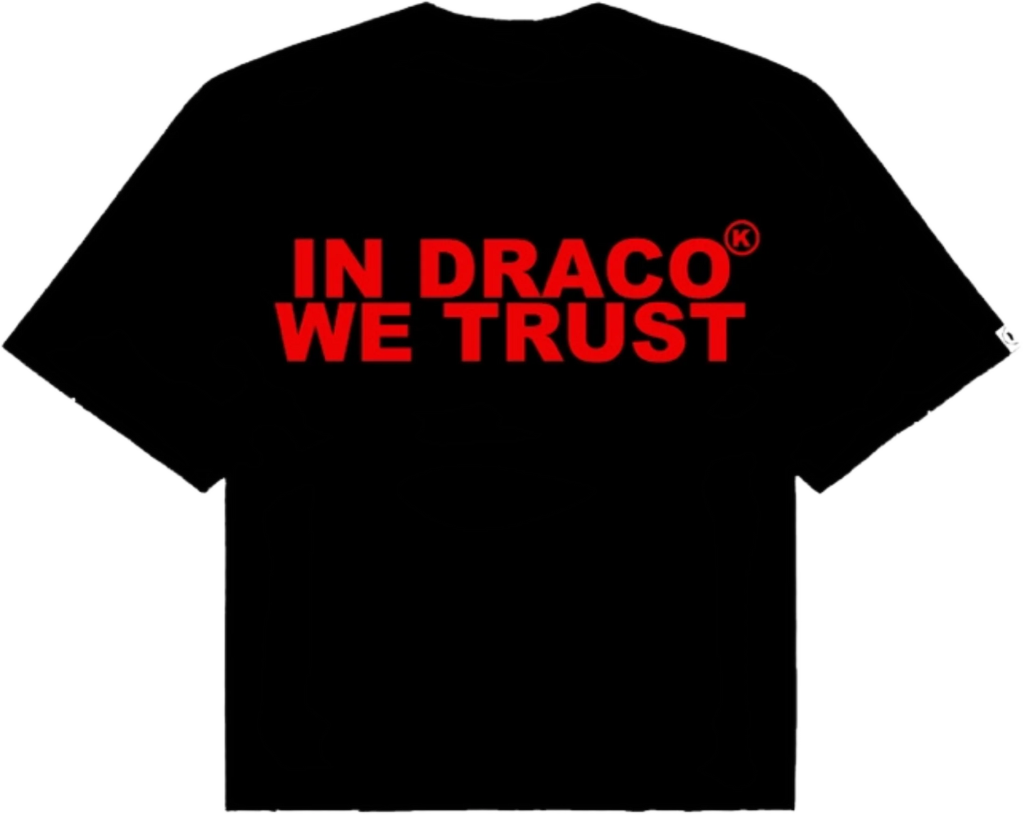 In Draco We Trust Oversized Tee Black/Red