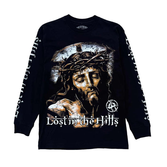 Lost in the Hills Long Sleeve Jesus Tee