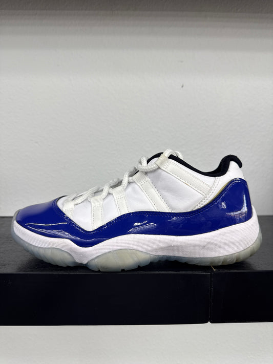 Preowned Jordan 11 Retro Low White Concord (Women's)