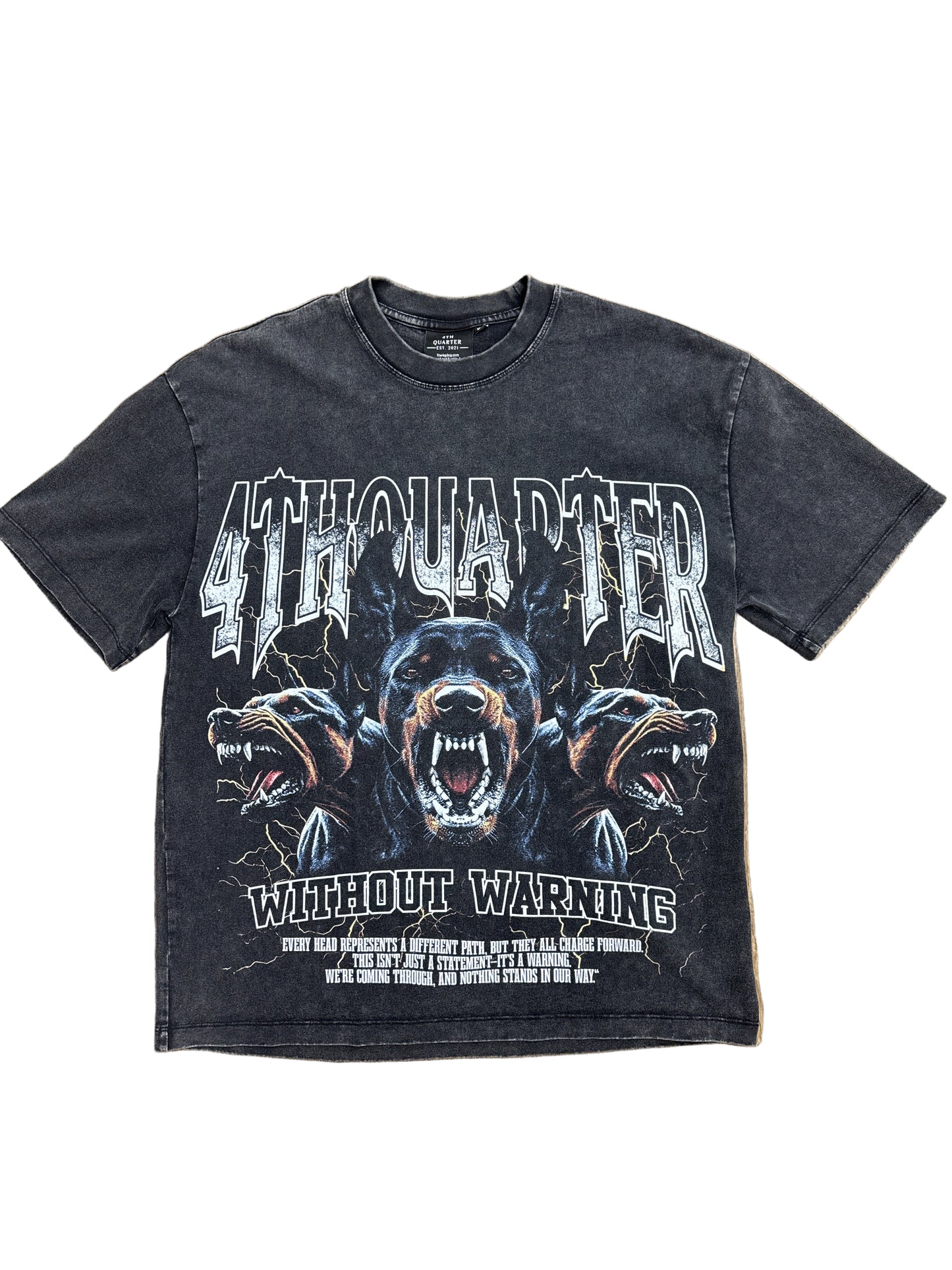 4th Quarter Without Warning Black