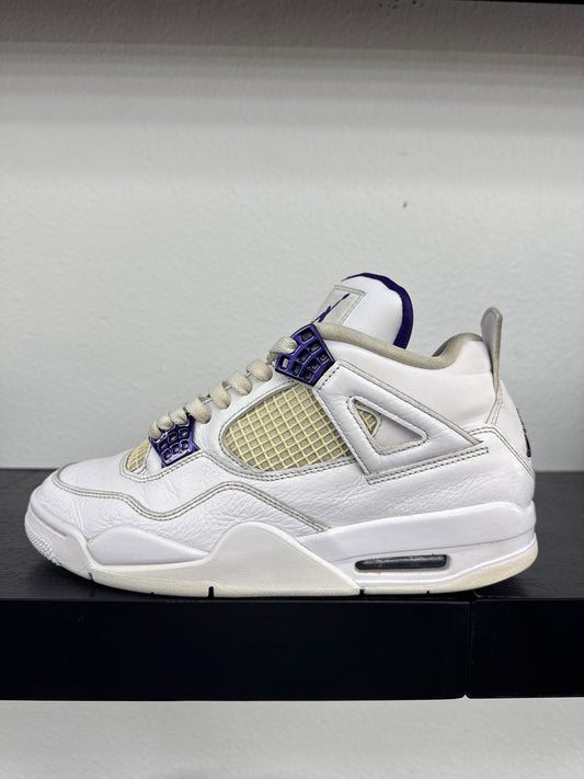 Preowned Jordan 4 Retro Metallic Purple