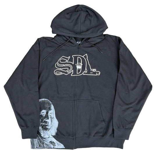 Skys Da Limit Black/Charcoal Benjamin Zip Up