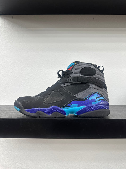 Preowned Jordan 8 Aqua (2015)