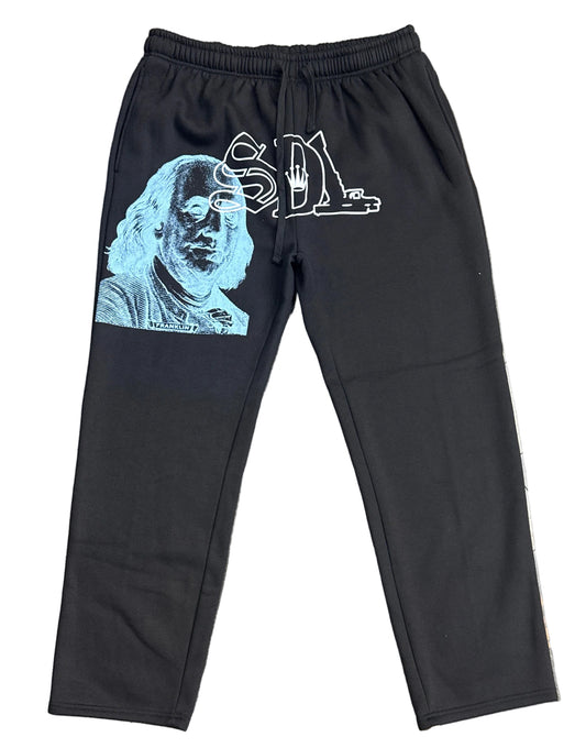Skys Da Limit Black/Blue Classic Sweats