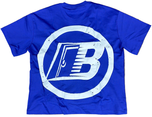 The Backdoor Classic Tee Blue/White