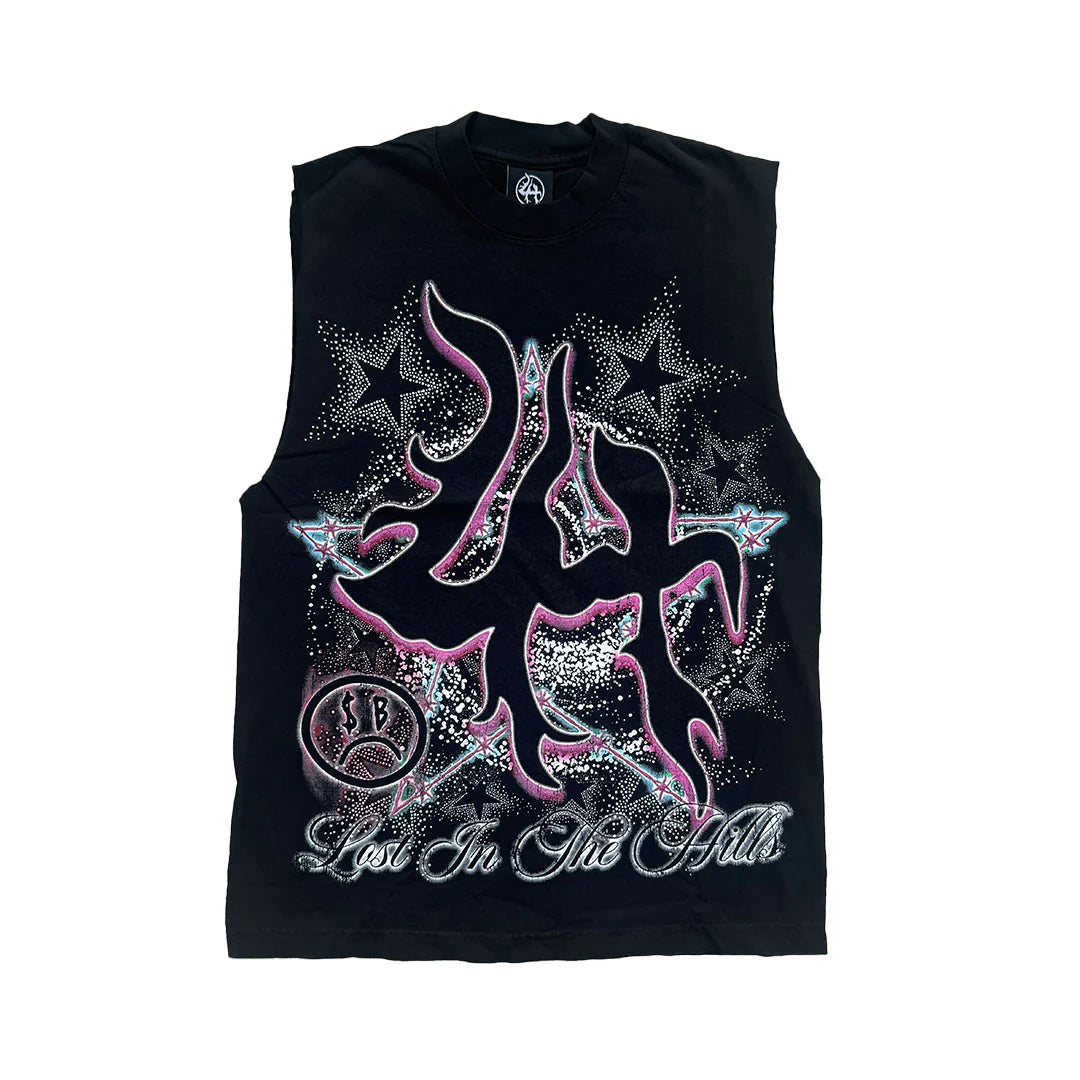 Lost Hills Sad Boyz Star Cutoff