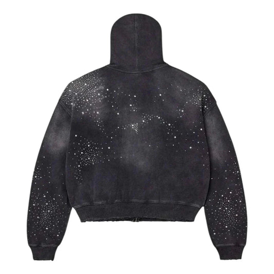 Vale Forever Classico Zip Up Hoodie Black