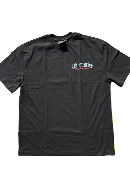 4th Quarter Black Crest Tee