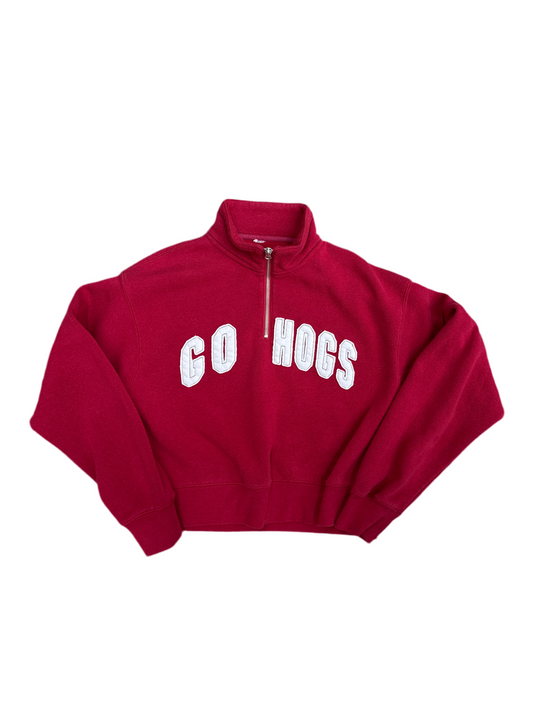 Hogs Crop Quarter Zip