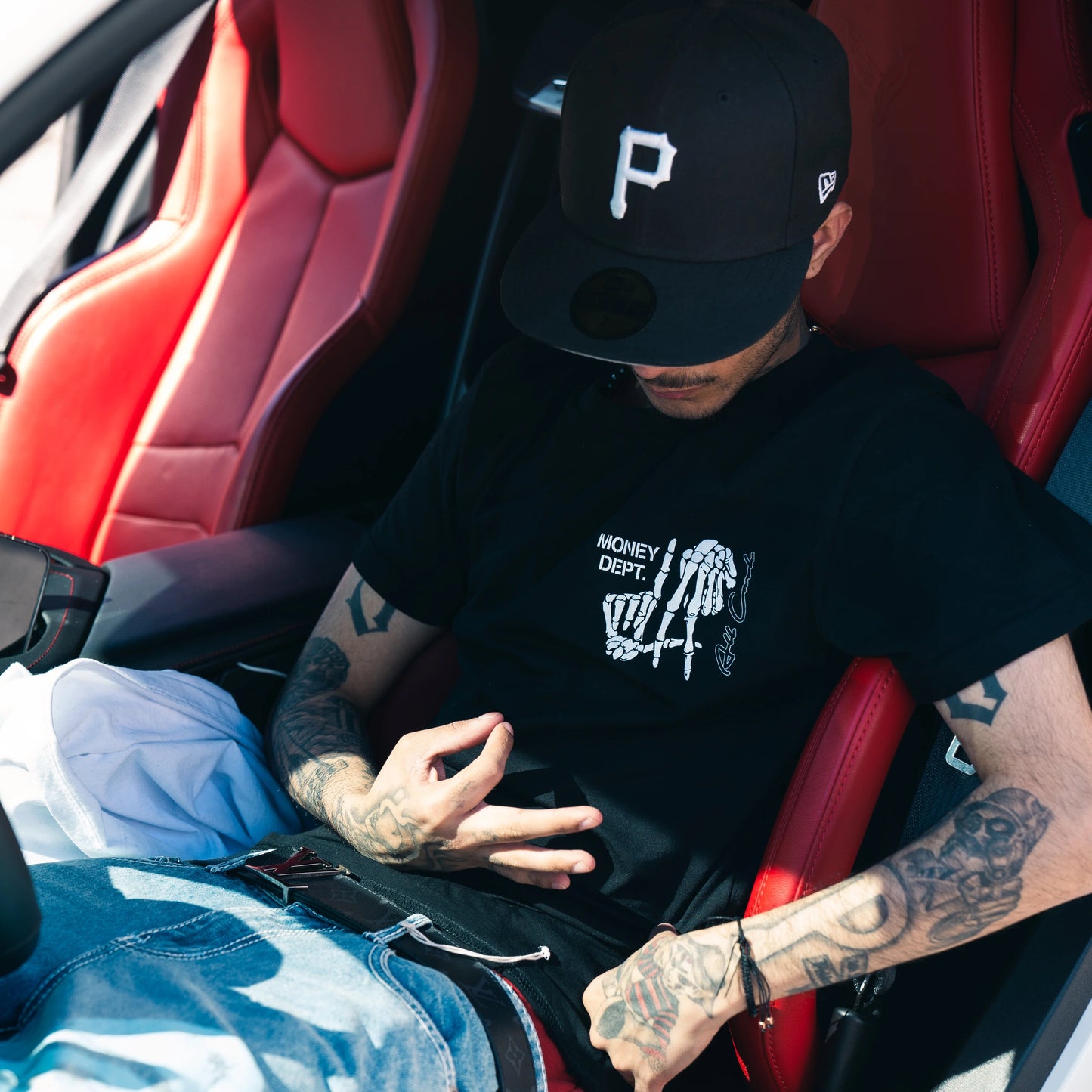 Money Dept. MD vs All Cash Skeleton Tee