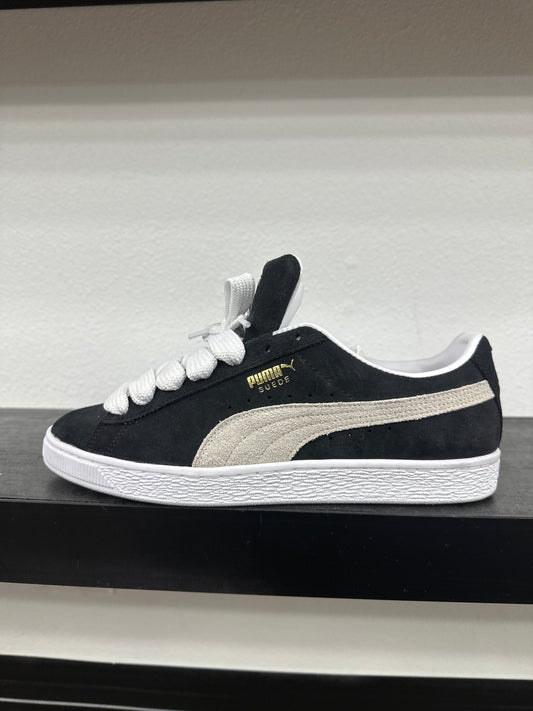 Preowned Puma Suede Classic XXI Black White