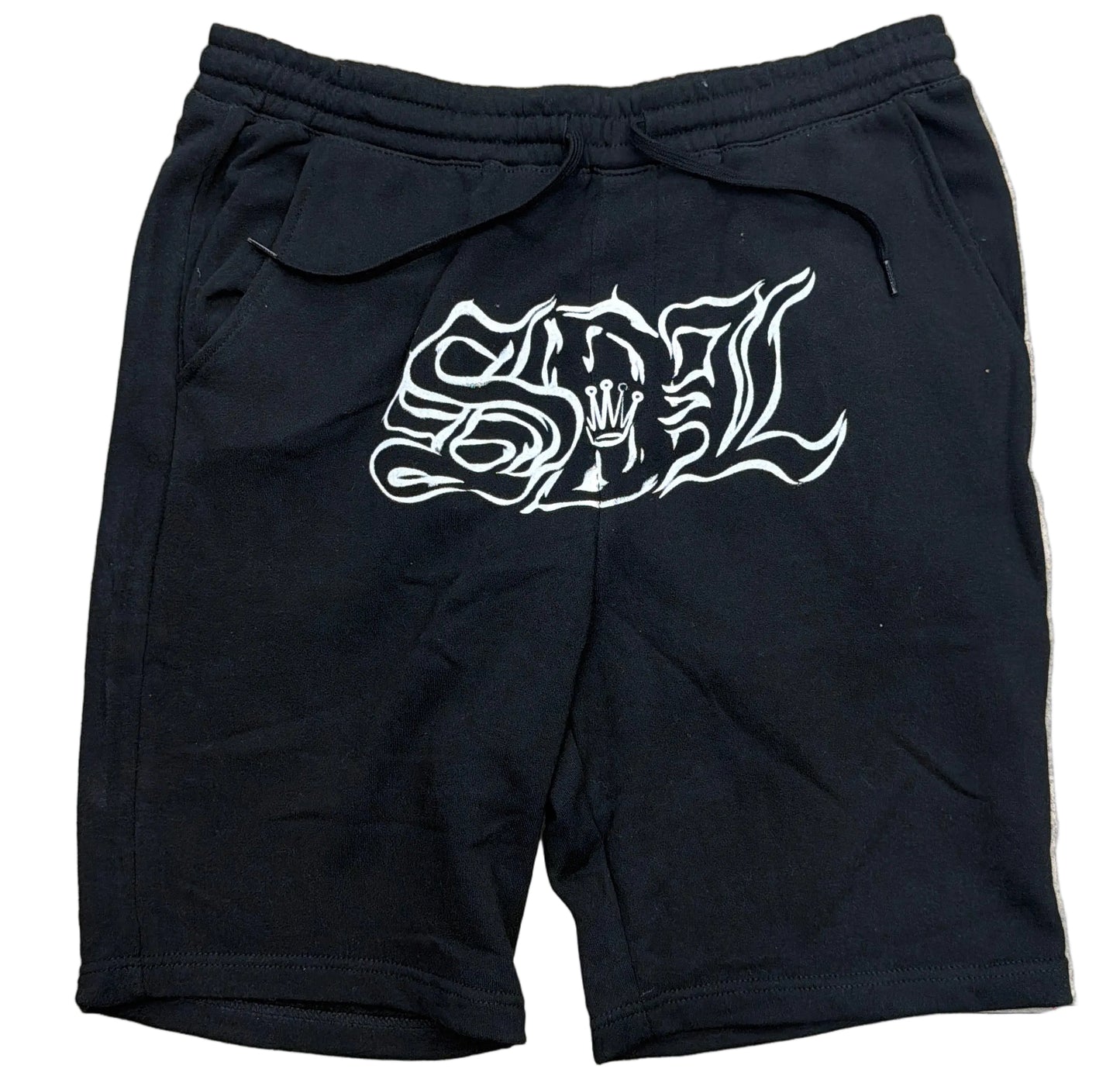 Skys Da Limit Black/White Smoke Logo Shorts