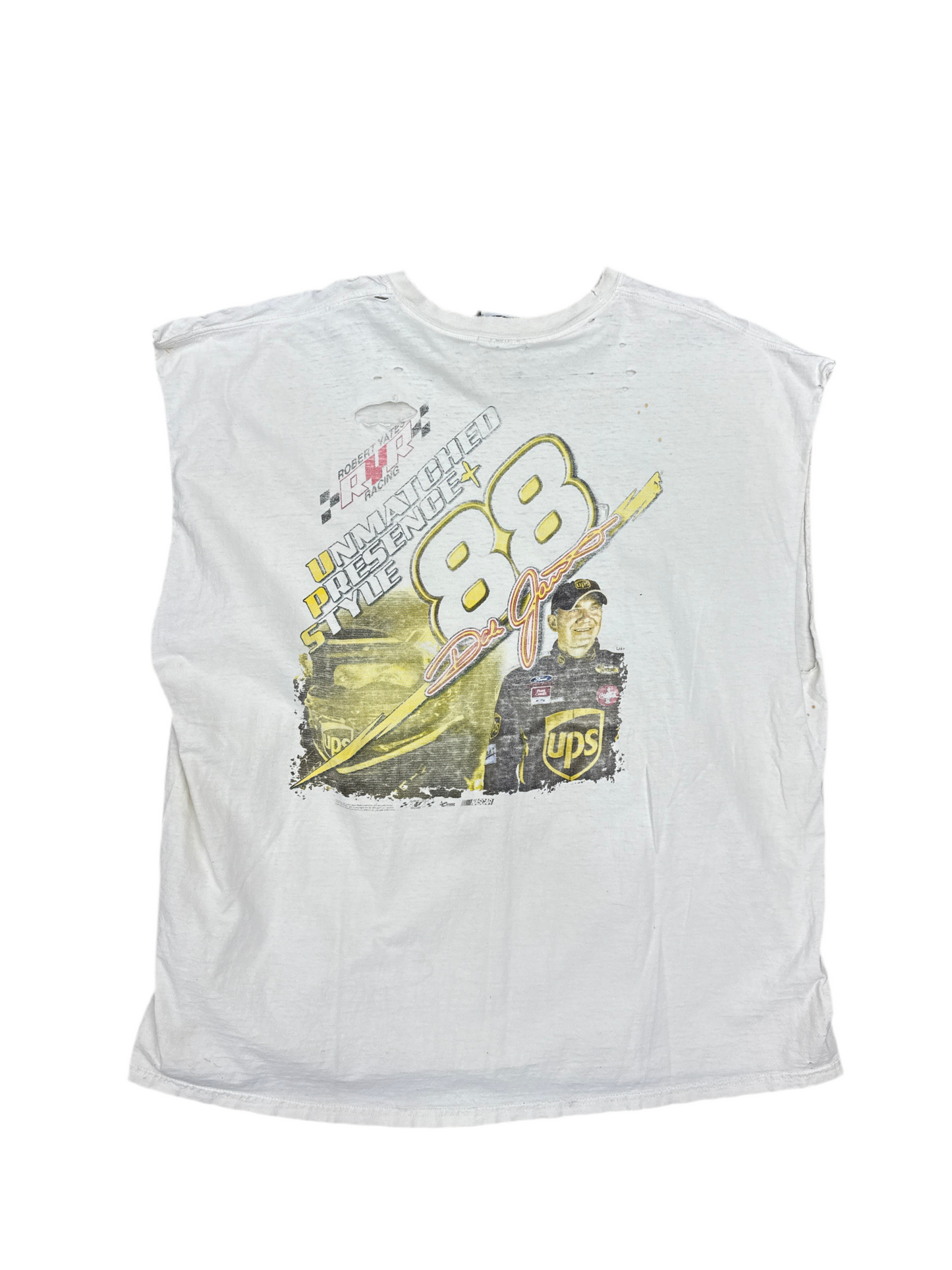 2000's Thrashed Nascar Sleeveless Tee