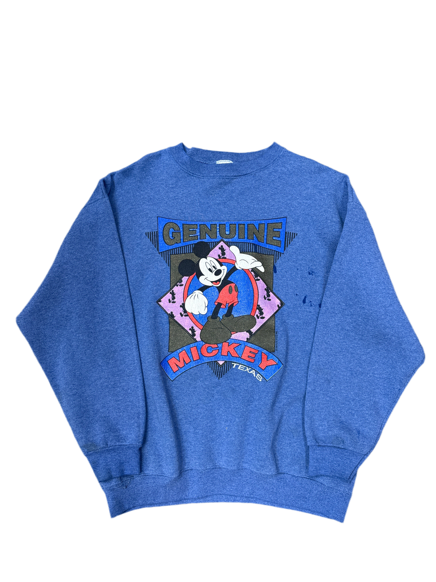 1990's Mickey Mouse Texas Crewneck