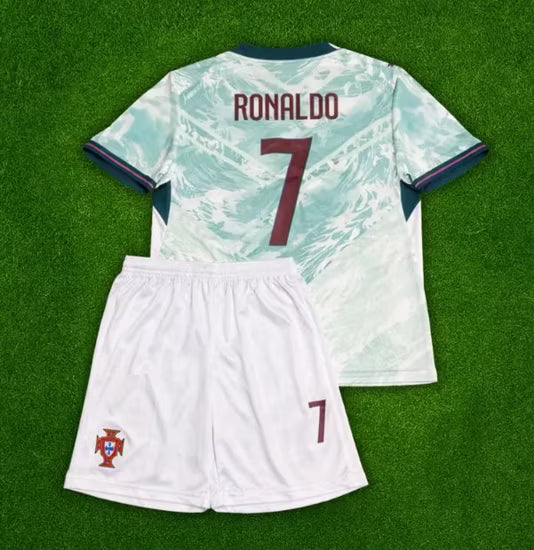 Portugal Away Ronaldo 2026 World Cup Kids Set