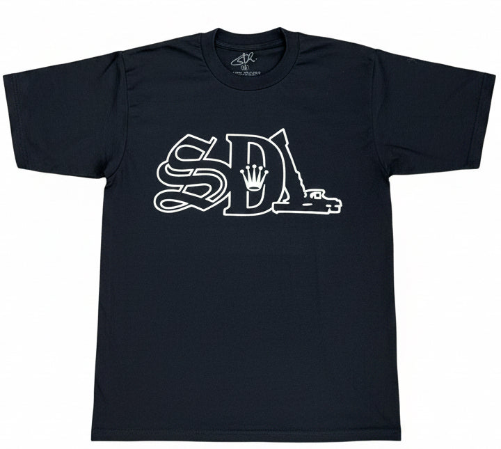 Skys Da Limit Black Classic Logo Glock Tee