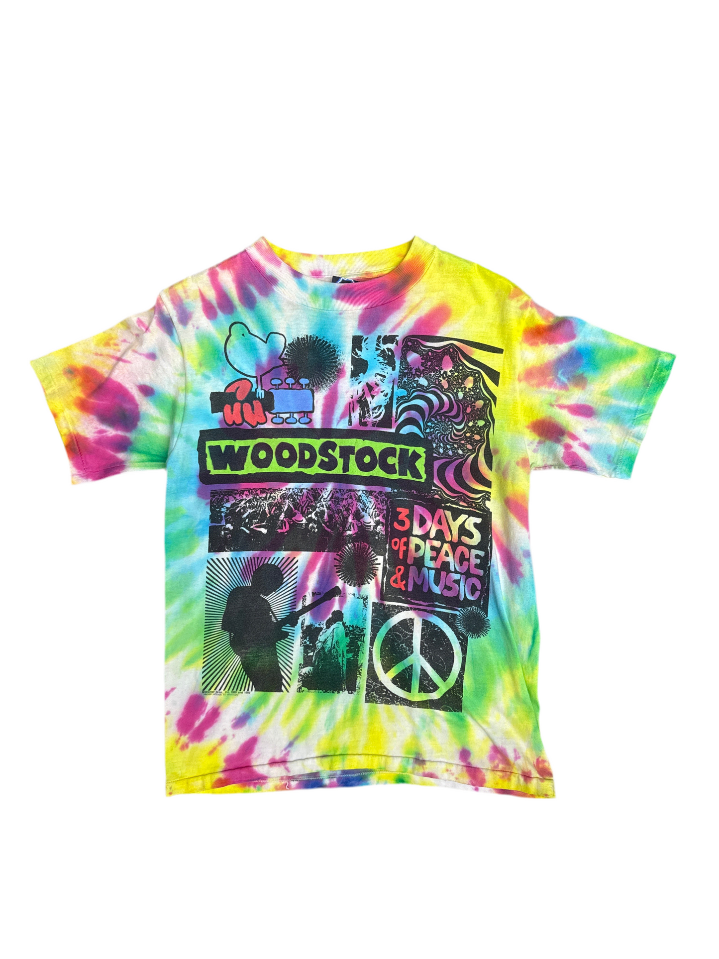 1980's Tie Dye Woodstock Band Tee