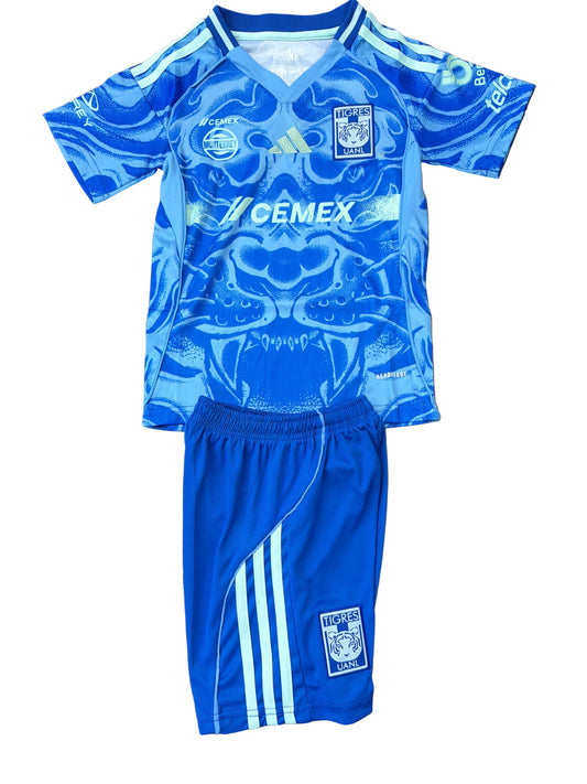 Tigres UANL 2026 Away Kids Jersey Set