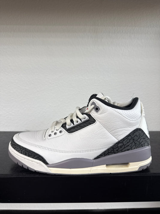 Preowned Jordan 3 Retro Cement Grey