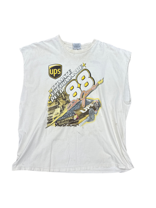 2000's Thrashed Nascar Sleeveless Tee