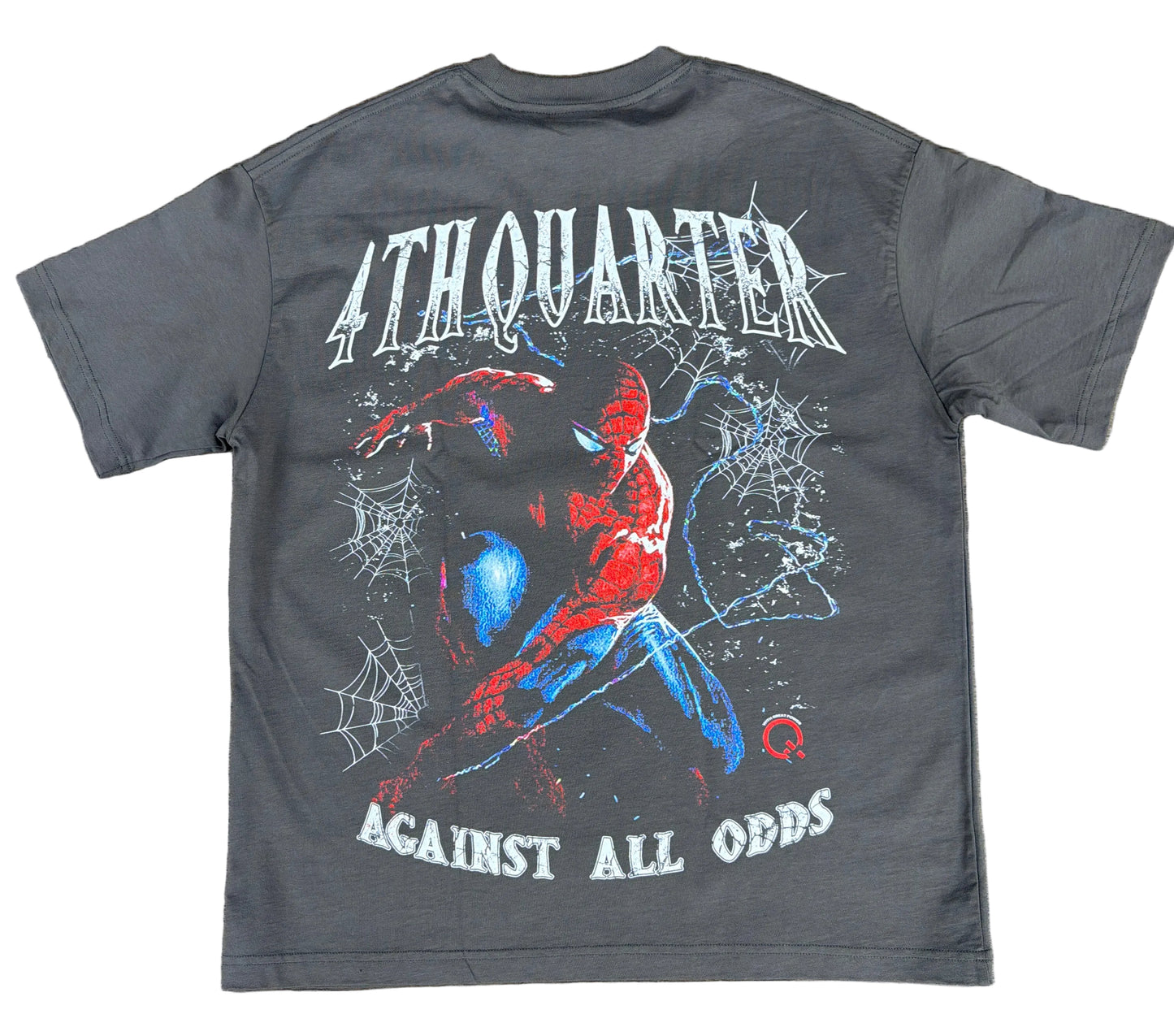 4th Quarter Web Shooter Grey Tee