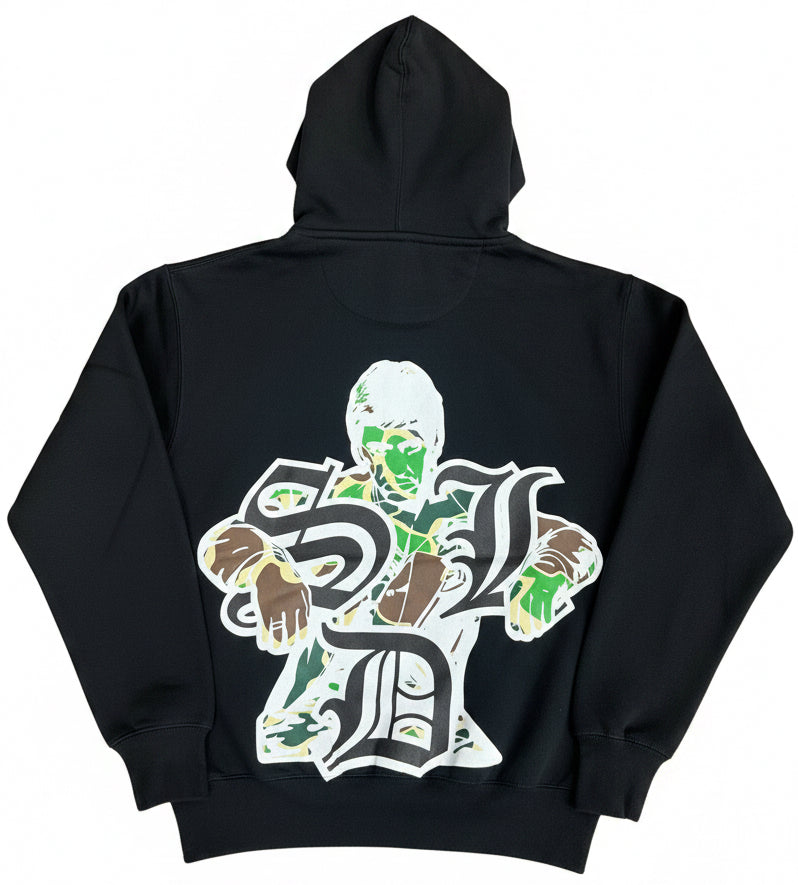 Skys Da Limit Green Camo Logo Hoodie