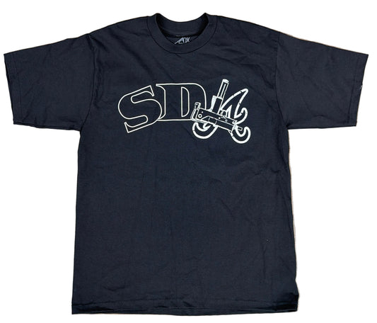 Skys Da Limit Black/White Uzi A's Logo Tee