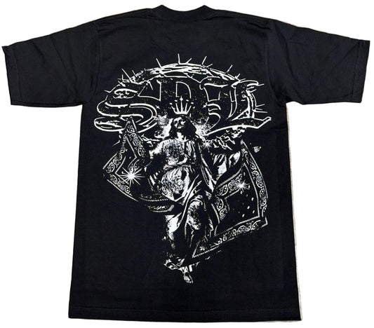 Skys Da Limit Jesus Thorns Tee Black