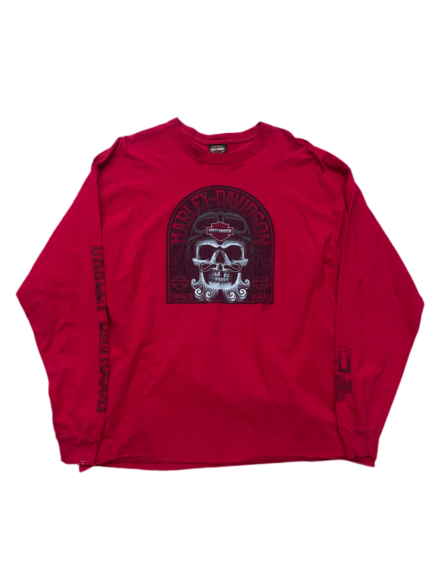 Harley Davidson Pig Trail Longsleeve Red