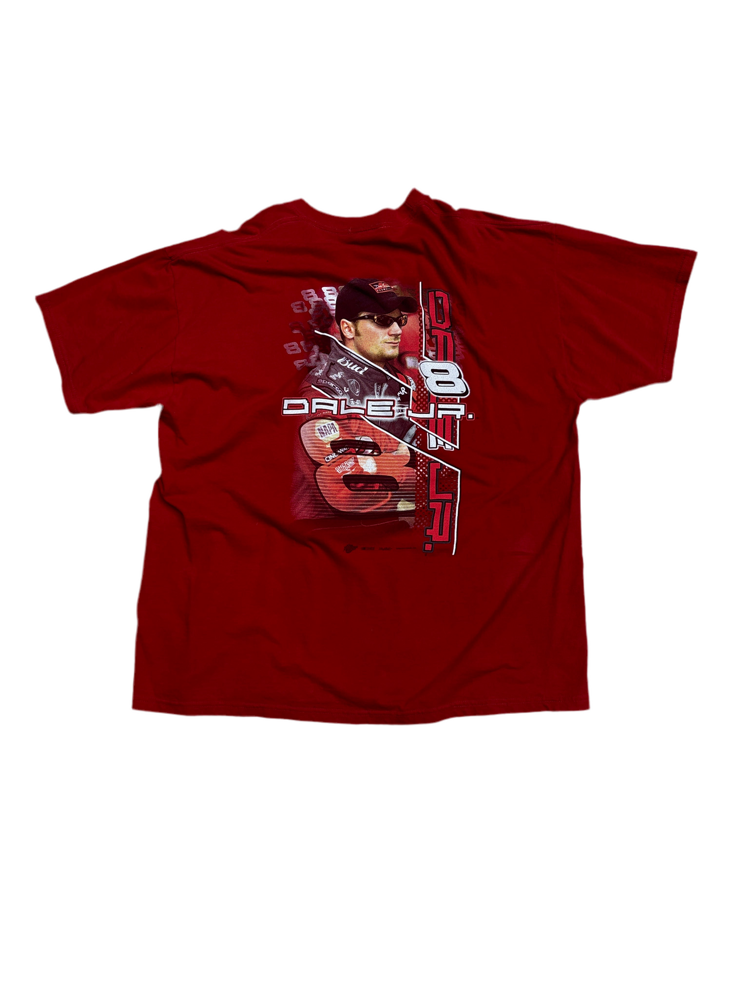 2000s Dale Jr Double Sided Nascar Tee