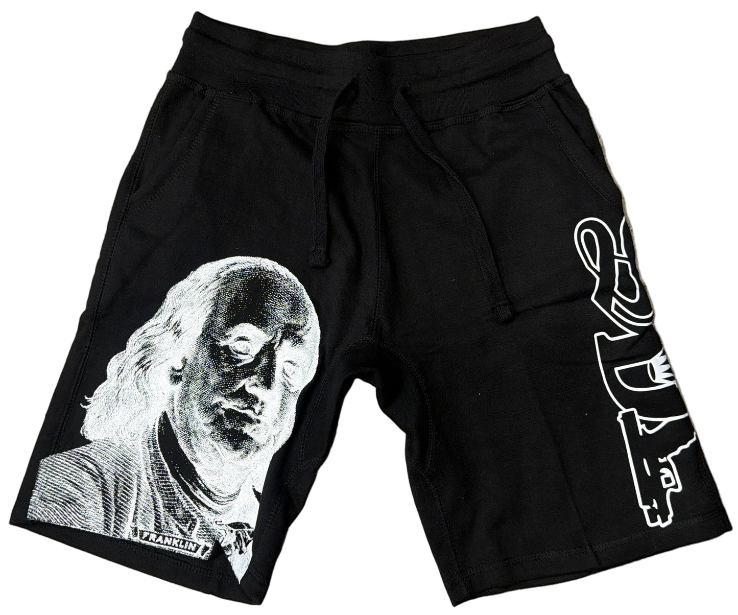 Skys Da Limit Black Benjamin Side Logo Shorts