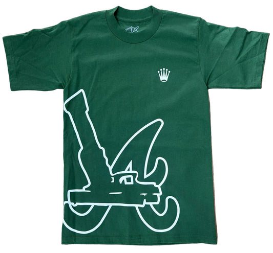Skys Da Limit A's Glock Green/White Tee