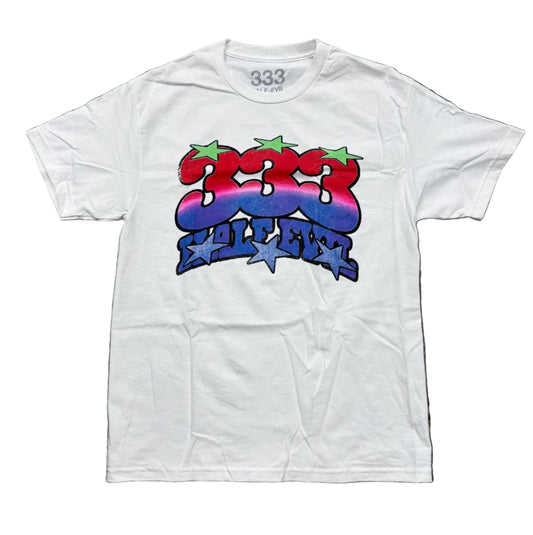 Half Evil Triple Star Gradient Tee