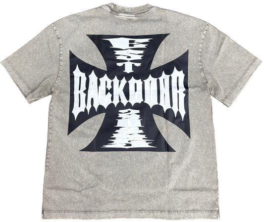 The Backdoor Biker Tee Oreo/Black/White