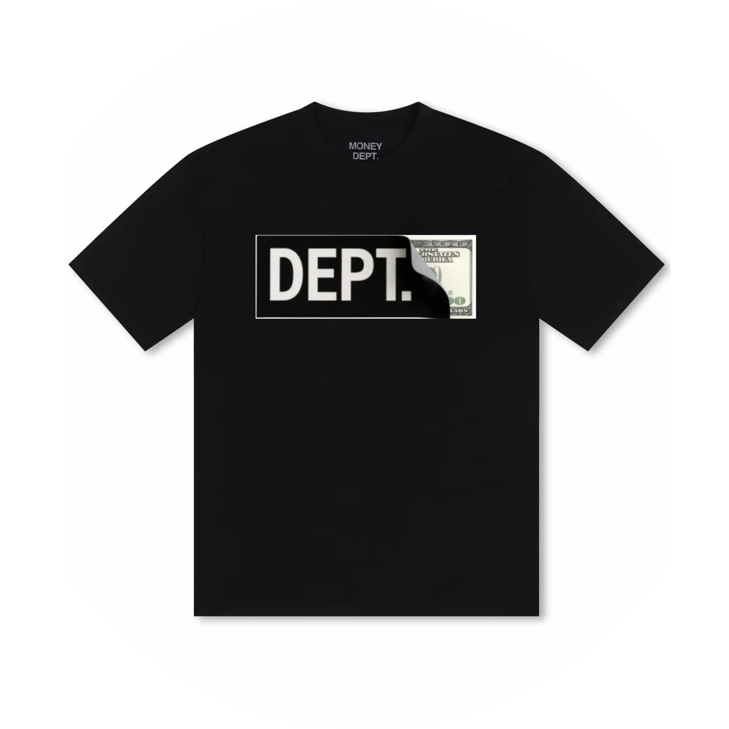Money Dept. Black Sticker Tee