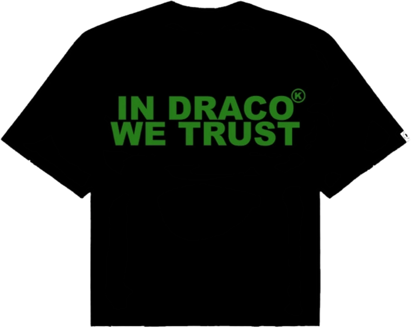 In Draco We Trust Oversized Tee Black/Green