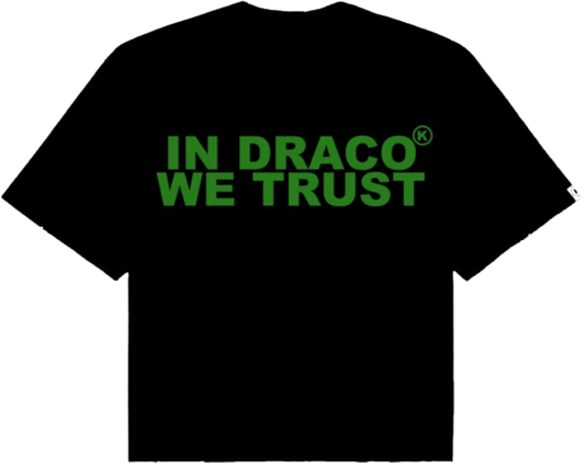 In Draco We Trust Oversized Tee Black/Green