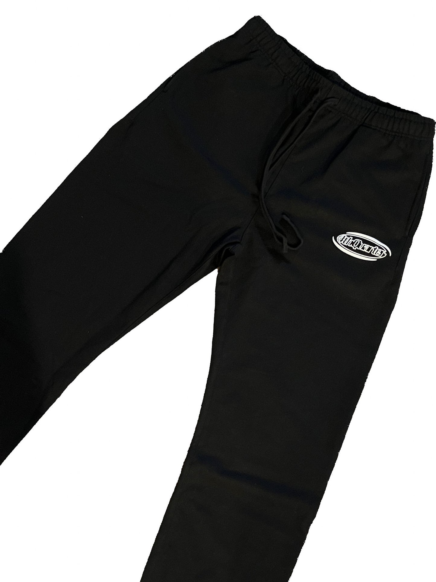 4th Quarter Essentials Black/White Sweatpants