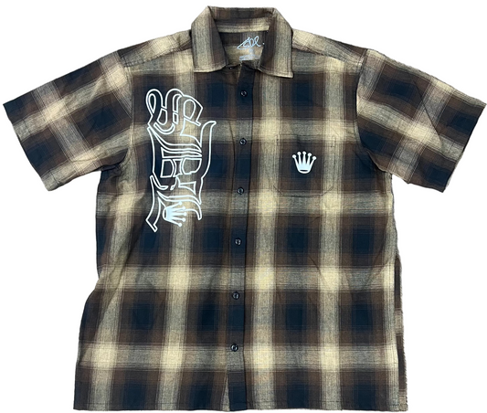 Skys Da Limit Chapo Flannel Brown
