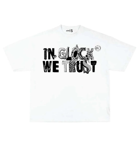 Kixkz Skrapyard Oversized Tee White/Black