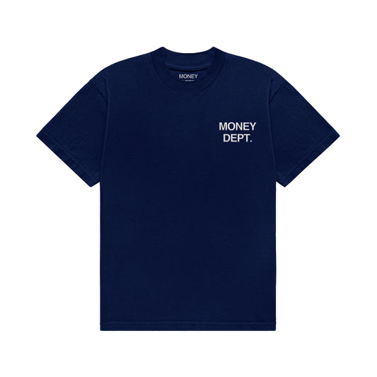 Money Dept. Navy Classic Tee