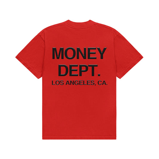 Money Dept. Red/Black Classic Tee