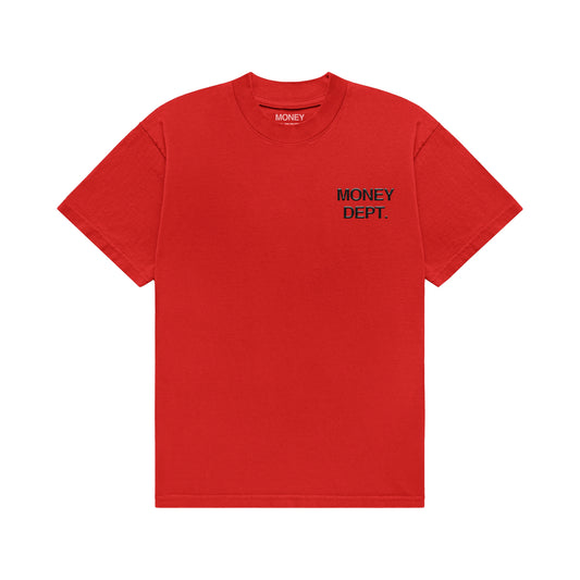 Money Dept. Red/Black Classic Tee
