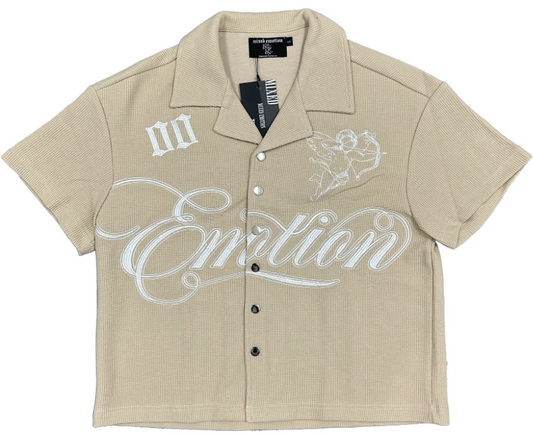 Mixed Emotions Cream Signature Button Up