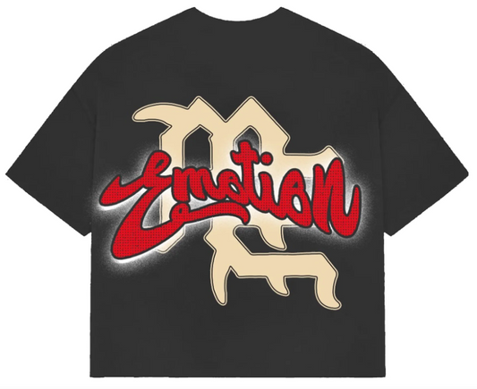 Mixed Emotions Grey “Blinded” Cropped Tee