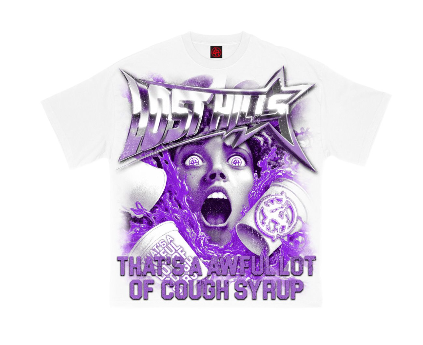 Lost Hills ALOCS Cup Spill Tee White