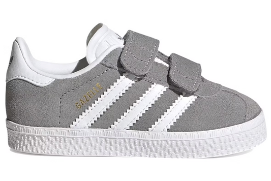 Adidas Gazelle Grey Three Cloud White Gold Metallic (TD)